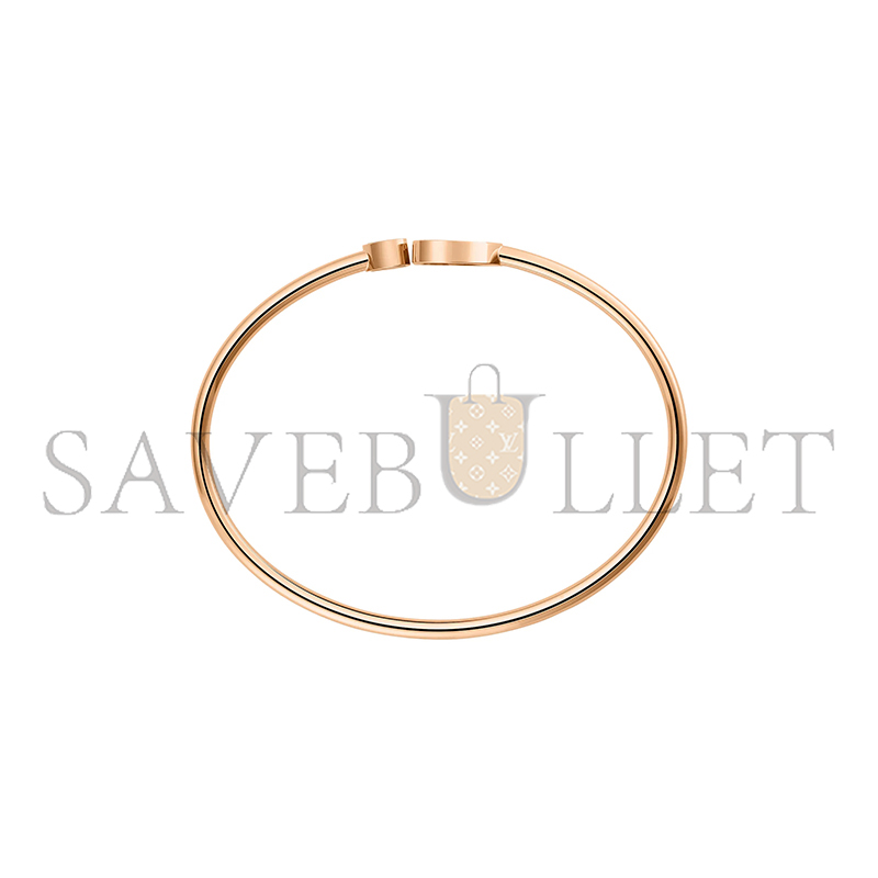 CHOPARD HAPPY HEARTS BANGLE, ETHICAL ROSE GOLD 85A074-5200